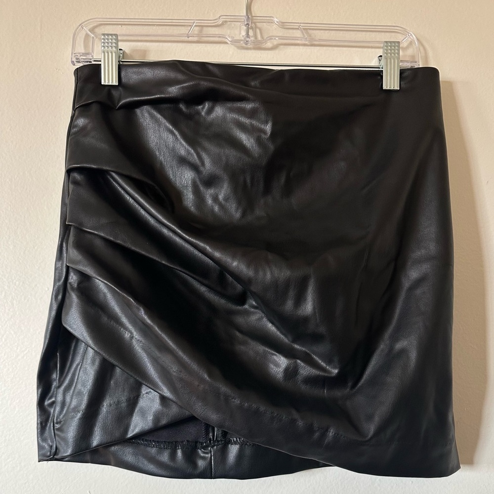 H&M Vegan Leather Skirt
